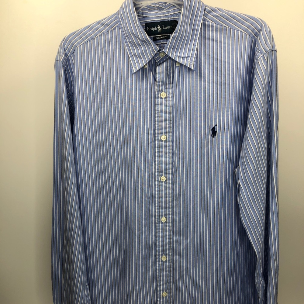Ralph Lauren Green Label Classic Fit  Dress Shirt